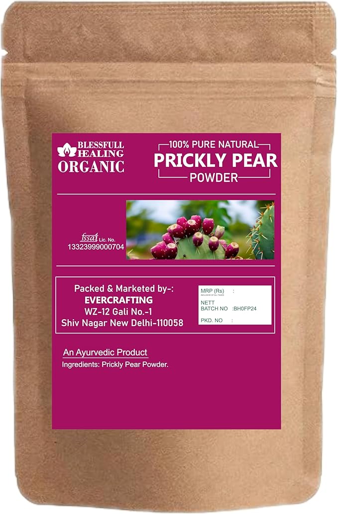 Blessfull Healing Organic Prickly Pear Powder 100% Pure Natural 300 Gram / 10.58 oz