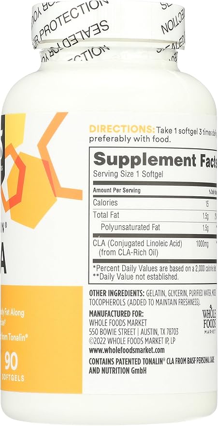 365 by Whole Foods Market CLA (Tonalin) 1300mg 90 ct