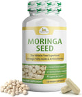 Organic Veda Moringa Seed Capsules - Omega 3 6 9 Antioxidants Vitamins Amino Protein Rich Organic Moringa Capsule - The Miracle Tree Vitality Energy &amp Focus Supplement for Men &amp Women 1