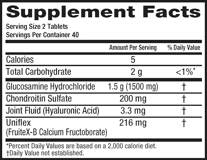 Move Free Advanced 80 tablets - Joint Health Supplement with Glucosamine and Chondroitin