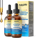 Liposomal Kids Magnesium Glycinate Drops Liquid Triple Magnesium Complex 400Mg for Adults with D3 &amp K2 B6 Zinc Taurine Theanine &amp Chamomile Muscle Relief Sleep Stress 120 Servings