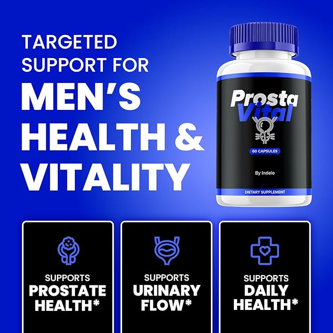 (2 Pack) ProstaVital Capsules – Advanced Formula Supplements for Overall Wellness Support (120 Capsules)