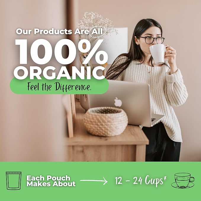 Healthy Lungs Breathe Easy Loose Leaf Tea w/ Cinnamon Licorice Root Mullein Leaf | Organic Herbal Tea | 2 oz (57 gram) | Decaf Vegan Healthy ZERO Caffeine Organic Herbs No Natural or Artifici