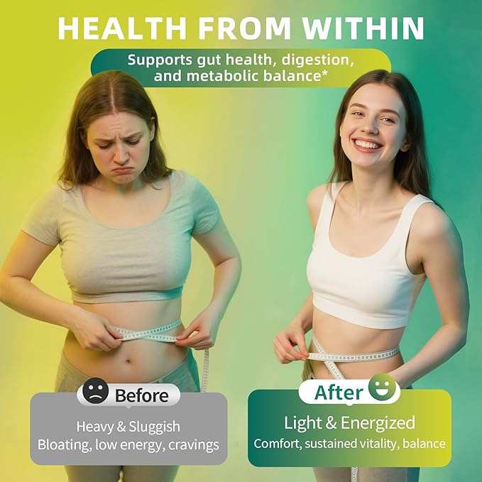 GREENPEOPLE Akkermansia Probiotics 15B CFU for Gut Function 60CT Probiotics Supplement with Ceylon Cinnamon Turmeric | Digestive Health &amp Metabolic Support | Women &amp Man | Vegan &amp Gluten