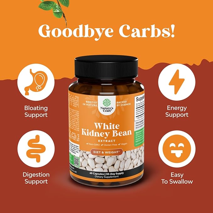 Bundle of Milk Thistle Liver Support Supplement and White Kidney Bean Energy Booster - Herbal Liver Supplement with Silymarin Milk Thistle - Natural Energy Pills and White Bean Extract Supplements