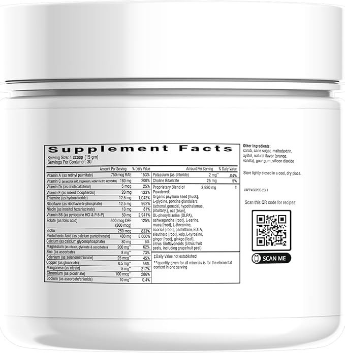 Dr. Wilson's Adrenal Power Powder 450 gram Powder