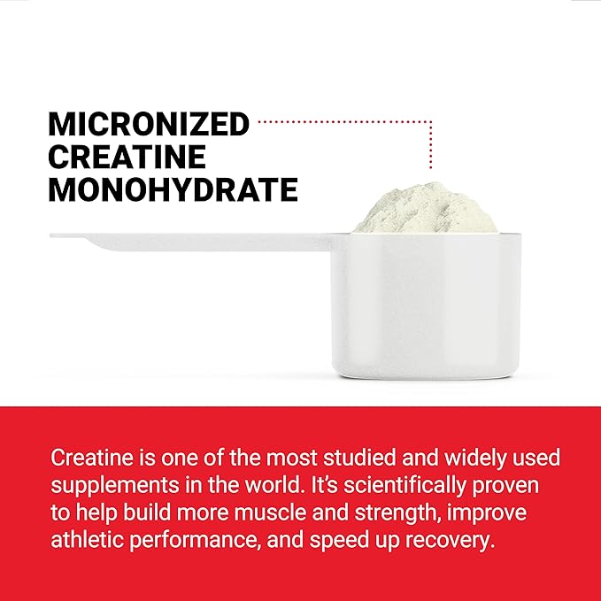 Force Factor Creatine Powder 60 Servings and Caffeine Tablets 100 Tablets - Creatine for Muscle Gain and Caffeine for Energy