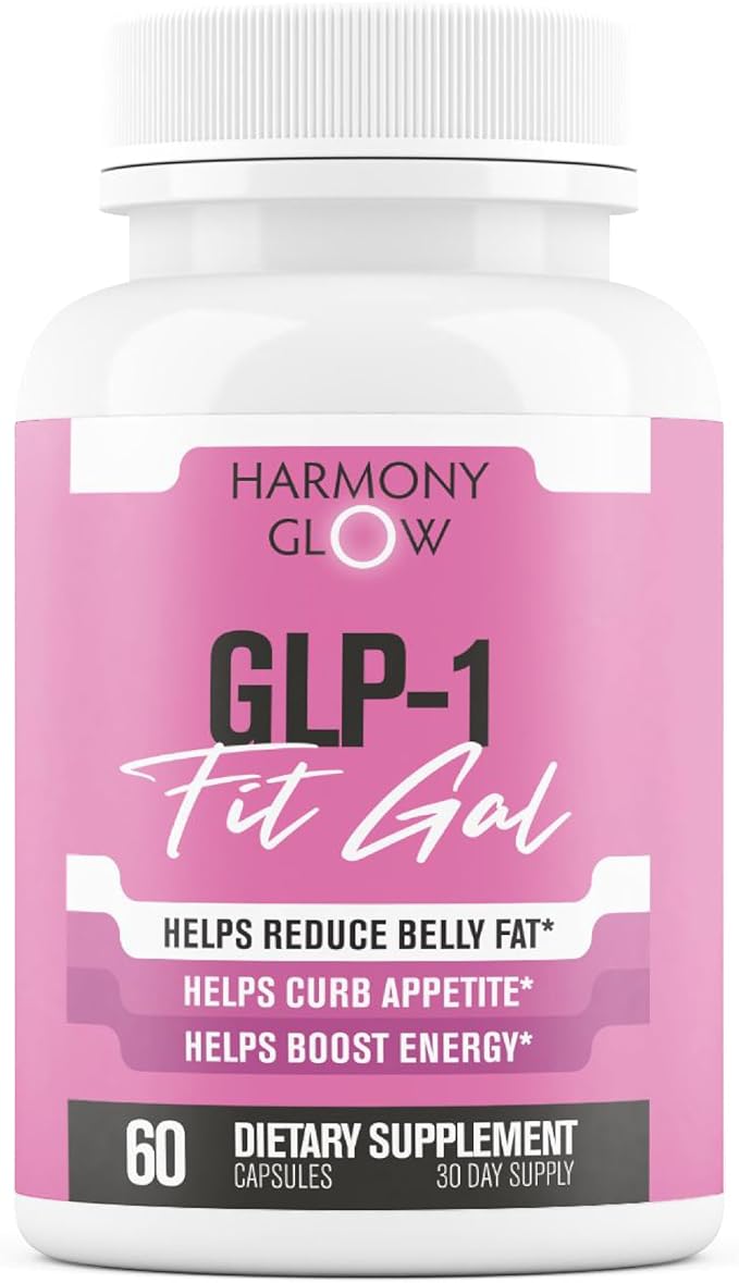 GLP-1 Fit Gal | Weight Loss Pills Appetite Suppressant &amp Fat Burner for Women | Supports Healthy Pathways Associated with GLP-1 Activity | 3rd Party Tested Supplement - 60 Capsules for Adults