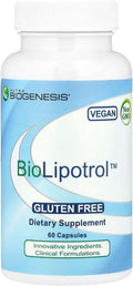Nutra Biogenesis BioLipotrol - Red Yeast Rice CoQ10 Supplement for Cellular Energy Support Coenzyme Q-10 &amp Niacin - 60 Capsules