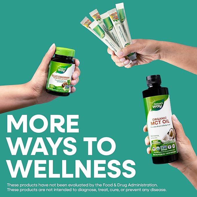 Nature's Way Weight Manager Drink Mix Packets Supports Craving Management &amp Abdominal Fat Loss*(1) with Clinically Studied Ingredients Plant-Based Fiber No Sugar Mixed Fruit Flavored 30 Pack
