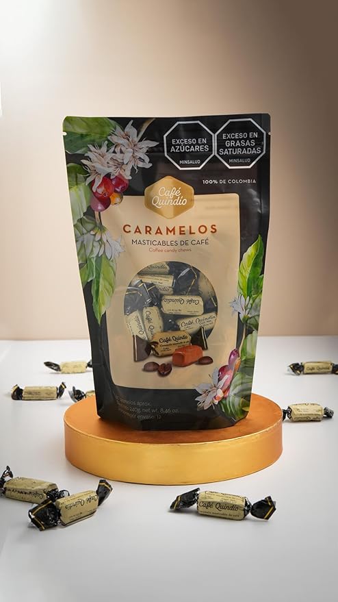 Gourmet Ground Coffee + Coffee Chewy Caramels