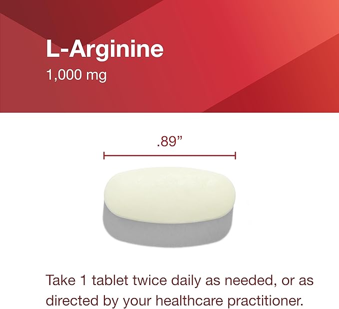 PROTOCOL FOR LIFE BALANCE L-Arginine 1000mg - Amino Acid - Urea Detox - Protein Protection - 120 Veg Caps