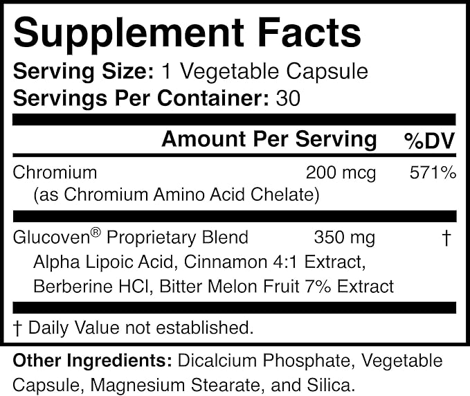 Natural Metabolic Support Supplement - Non-GMO Vegan Gluten-Free