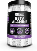 Pure Original Ingredients Beta Alanine (730 Capsules) Always Pure No Additives Or Fillers Lab Verified