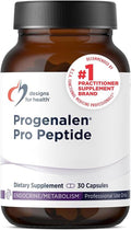 Designs for Health Progenalen Pro Peptide Supplement- Triple-Action Formula Supporting Cellular Aging and Metabolism - Gluten Free (30 Capsules)