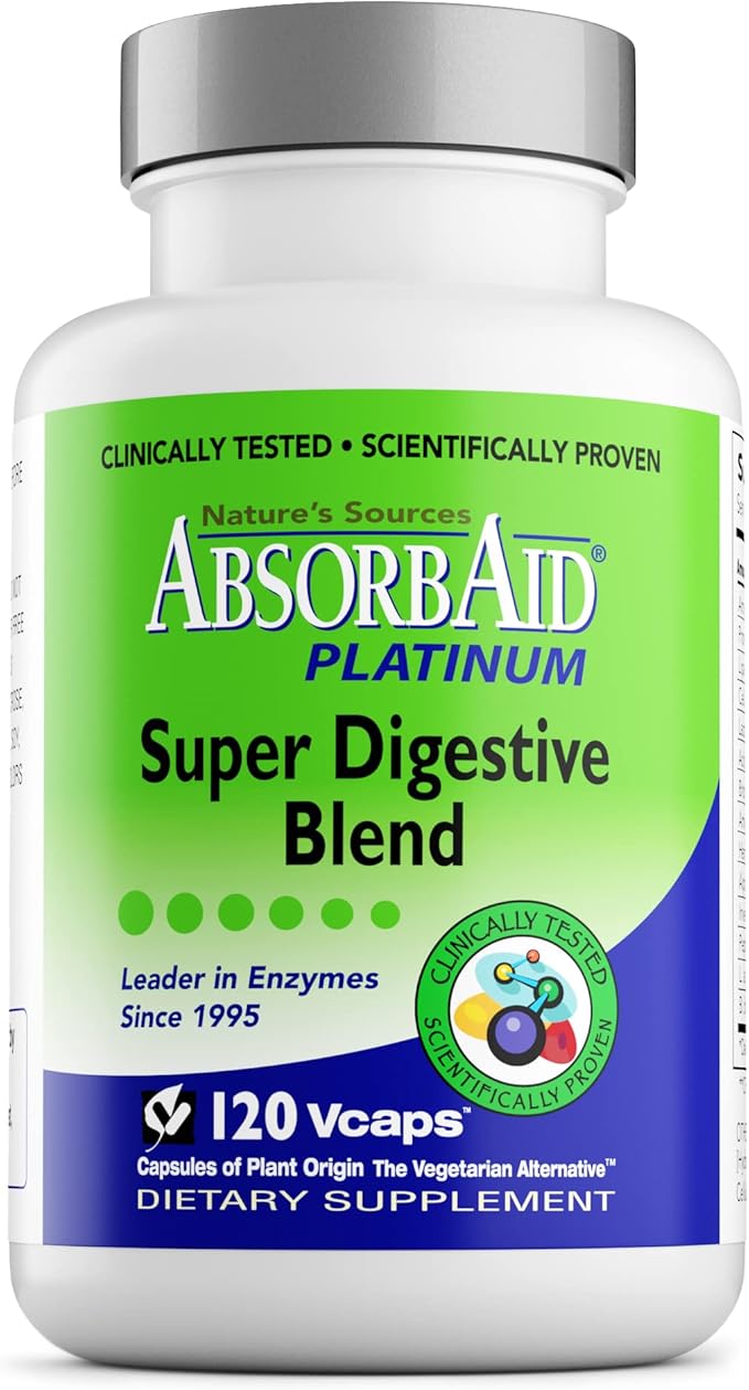 Absorbaid Platinum Super Digestive Blend 120 Count