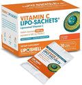 Lipo-Sachets Liposomal Vitamin C 1000mg Per Serving for Immune and Collagen Support - High Absorption - GMO Free No Added Sugar Vegan - 30 Liposomal Liquid Vitamin C Packets