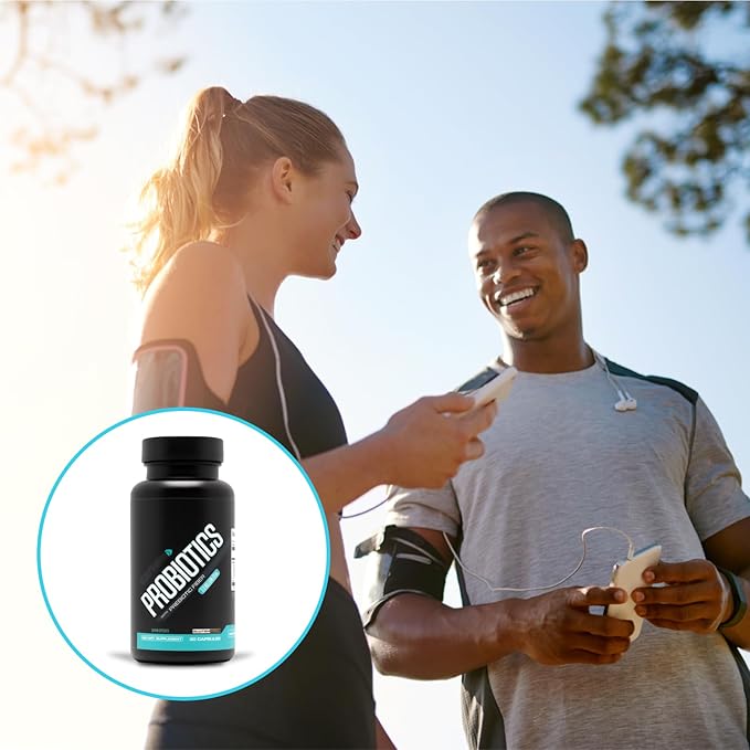 Sculpt Nation by V Shred Premium Probiotics - Digestive &amp Gut Health Support - Helps with Occasional Constipation Gas and Bloating - 30-Day Supply