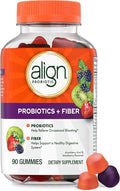 Align Probiotic Probiotics + Fiber Gummies Probiotics Help Relieve Occasional Bloating* Fiber Helps Support a Healthy Digestive System* #1 Doctor Recommended Probiotic Brand‡ 90 Gummies