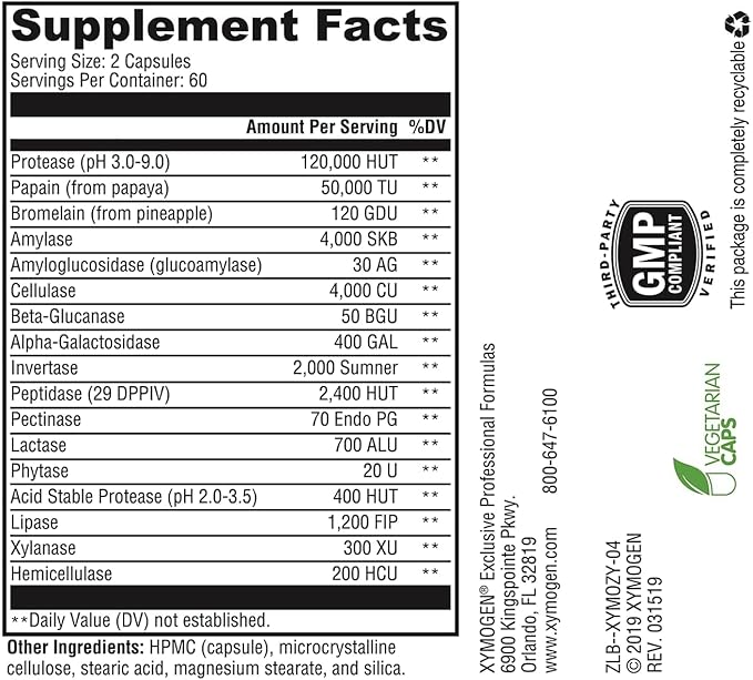 XYMOGEN K2-45 - Bone &amp Cardiovascular Support - 45 mcg Vitamin K2 - Bioavailable Natto-Derived Vitamin K - Vegetarian Gluten-Free Non-GMO - 60 Capsules