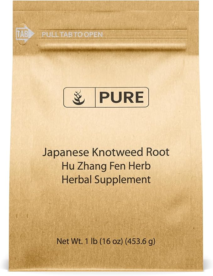 PURE ORIGINAL INGREDIENTS Japanese Knotweed (1lb) Hu Zhang Fen Traditional Supplement Gluten-Free