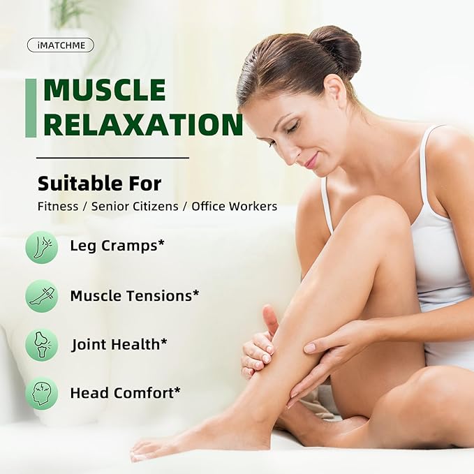 iMATCHME 2 Pack Magnesium Oil Spray for Feet &amp Body – Topical Magnesium Spray for Sleep Leg Cramps &amp Muscle Relaxation Fast Absorbing Non-Greasy with Aloe Vera &amp Chamomile 4oz