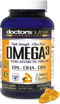 Omega 3 DPA Fish Oil 2900 Milligrams Triple Strength Ultra Pure Concentrated EPA-DPA-DHA SoftGels - 30 Servings