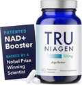 TRU NIAGEN Patented NAD Supplement for Brain Function Anti Aging &amp Cell Regeneration 300mg Niagen 90 Servings | Supports Cellular Energy Muscle | Nicotinamide Riboside (NR) Take 1 Daily | 1 Bo