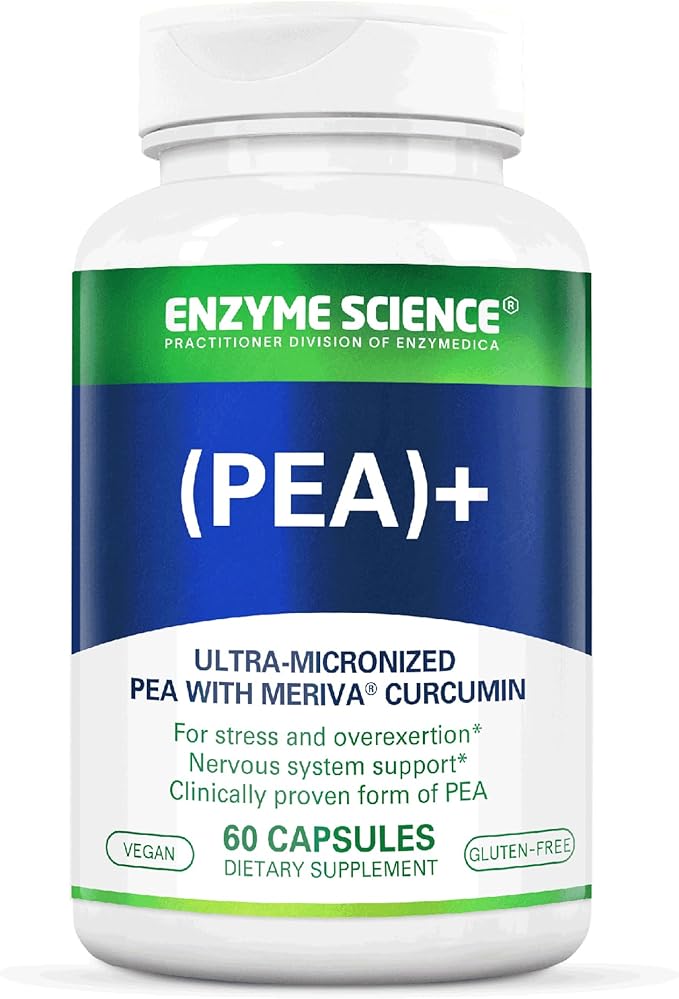 Enzyme Science Pea + Turmeric Curcumin Supplement for Physiological Support Helps Support Nervous Immune &amp Muscular Systems - 60 Capsules