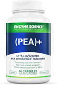 Enzyme Science Pea + Turmeric Curcumin Supplement for Physiological Support Helps Support Nervous Immune &amp Muscular Systems - 60 Capsules