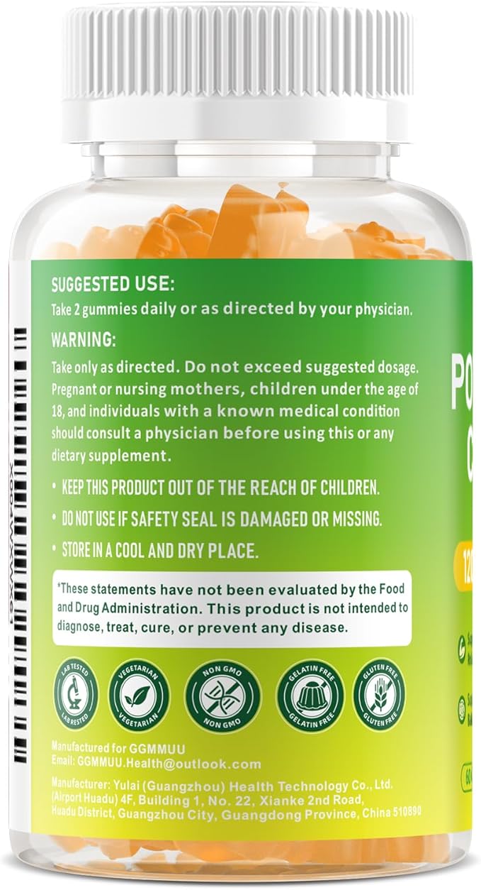 2 Pack Potassium Citrate Gummies 1200mg Sugar-Free Potassium Supplement for Adults &amp Kids - Supports Muscle Health Leg Cramps &amp Electrolyte Balance Vegan Pineapple Flavor 120 Count