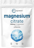 Magnesium Citrate Powder 2lbs | Unflavored Magnesium Supplement | Relaxation and Nutrient Utilization | Easily Absorbed Formula | Non-GMO Vegan Gluten Free