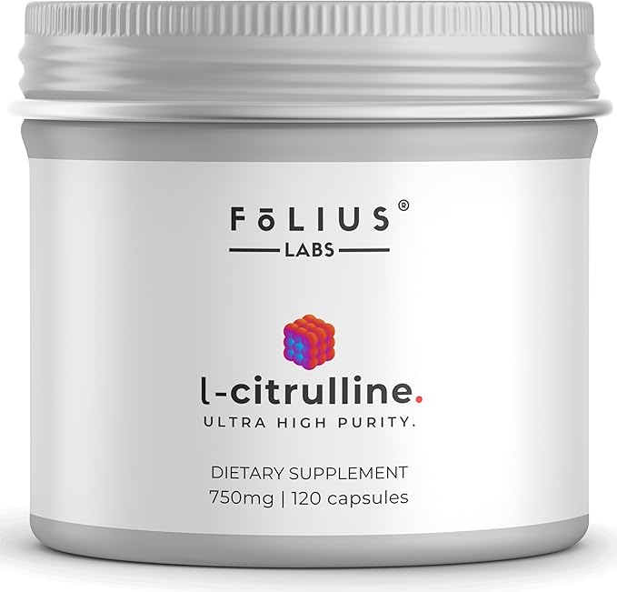 Clean Label L Citrulline Supplement – Supports Muscle Health Boosts Nitric Oxide Pre-Workout Amino Acid Supplements for Men &amp Women – 120 Veg Capsules