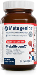 Metagenics MetaGlycemX - 100 mg Alpha-Lipoic Acid - Supports Carbohydrate Metabolism* - Antioxidant Support* - with Green Tea Extract - Non-GMO &amp Gluten-Free - 60 Count