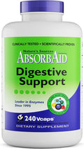 AbsorbAid Digestive Enzymes 240 vCaps Proven to Increase Vital Nutrient Absorption by up to 71%