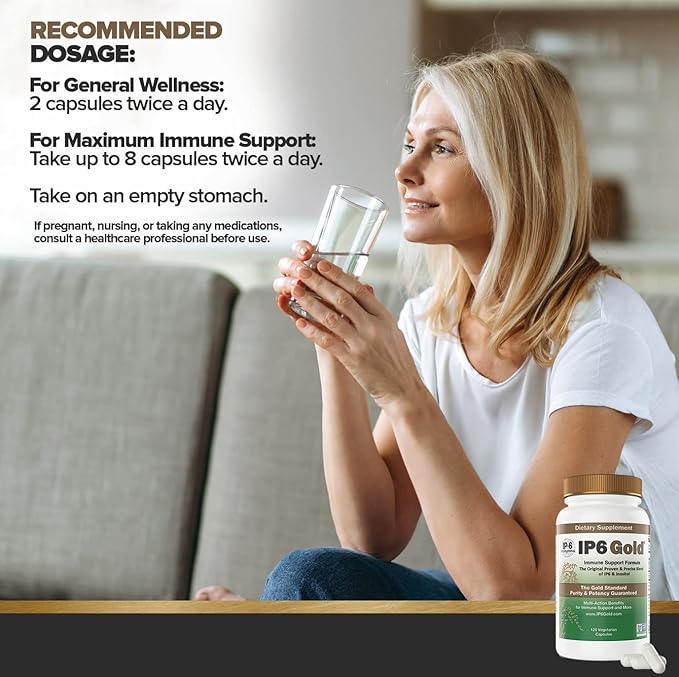 IP6 Gold Immune Support Formula 120 Vegetarian Capsules