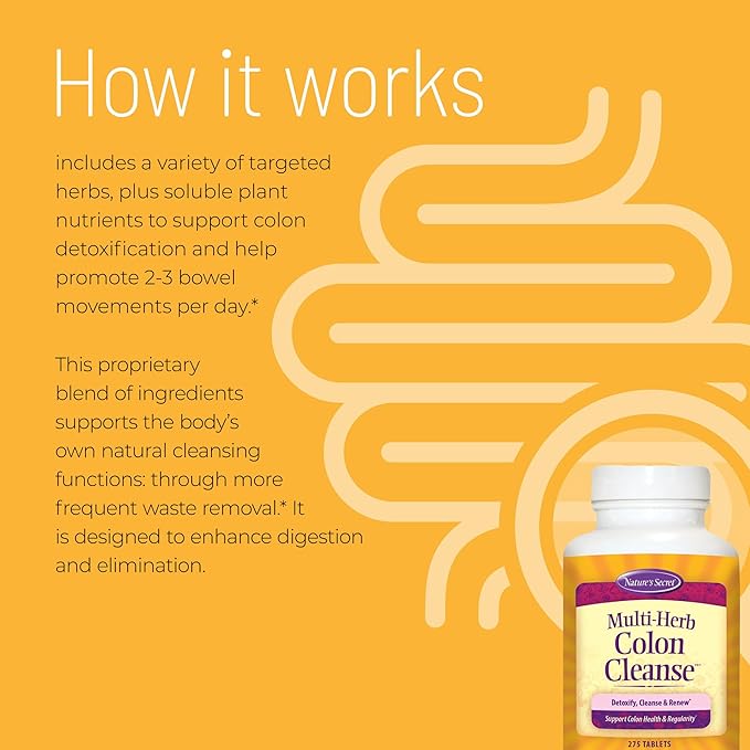 Nature's Secret Multi-Herb Colon Cleanse 275 Tab