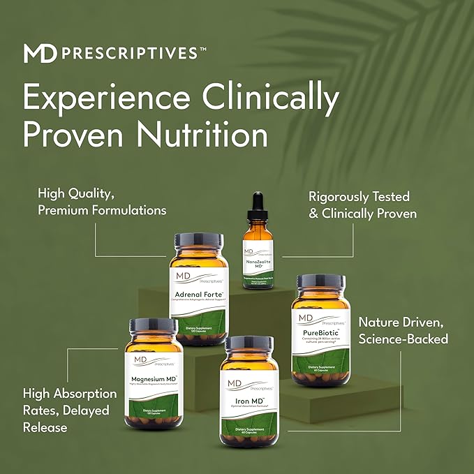 MD Prescriptives - PureBiotic - Probiotic Dietary Supplement for Digestive &amp Gut Health - 60 Capsules