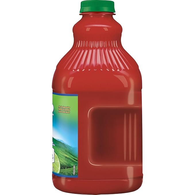 Clamato Limon Tomato Cocktail 64 fl oz bottle (Pack of 8) Zesty Citrus Mixer Authentic Flavor Perfect Mixer for Micheladas and Bloody Mary Drinks and other Cocktail Spirits