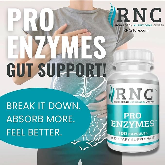 Richardson Nutritional Center Pro Enzymes Dietary Supplement 100 Capsules