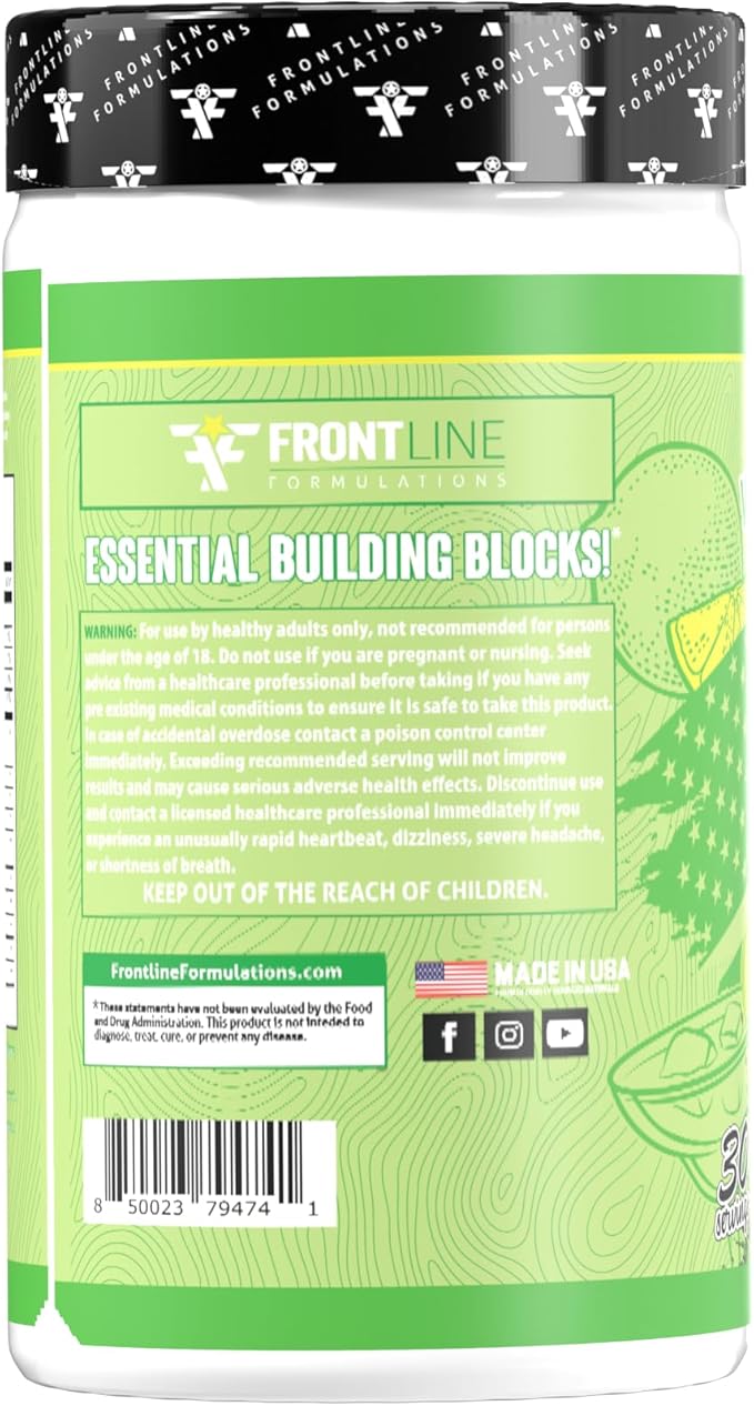 Amino Flood from BCAA + EAA Recovery &amp Hydration Formula – Muscle Support Electrolytes &amp Endurance – Amino Acid Supplement for Intra &amp Post Workout Margarita Twist