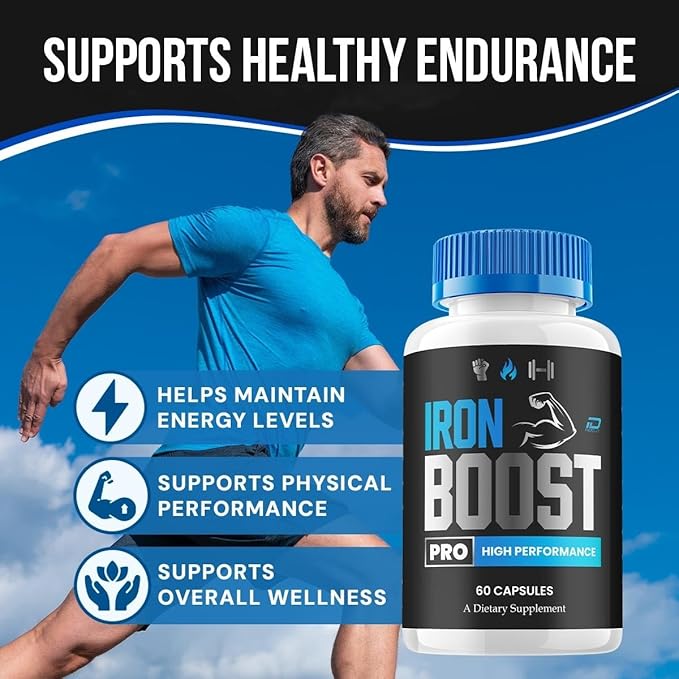 (3 Pack) Iron Boost Pro for Men Capsules – IronBoost Pro Energy Vitamin Complex