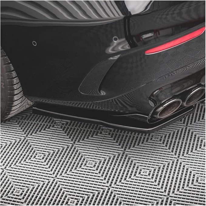 Rear Bumper Diffuser Splitter Canard Spoiler ABS Gloss Black Compatible for Benz CLA-Class C118 CLA35 CLA45 AMG 2021 2022 2023+ binbin06792 store