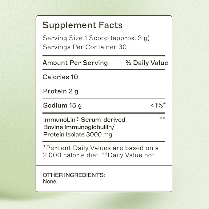 Amy Myers MD ImmuneIG - Colostrum Alternative for Immune Function &amp GI Barrier Support - Replenish Immunoglobulins - Excrete Unwanted Substances - Dairy-Free - 3.17 oz (30 Servings)