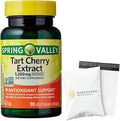 Spring Valley Tart Cherry Extract Antioxidant Support Dietary Supplement Vegetarian Capsules 1200 mg 90 Count (Pack of 1) - Set by Basket Goods