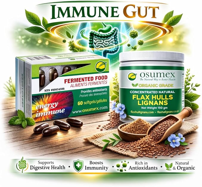 Fiber &amp Probiotics Capsule Supplement for Gut Health for Women 60 Capsules – Healthy Gut Natural Flax-Based Formula for Digestion Debloat Cleanse Immune Support – Daily Fiber for Women Supplem