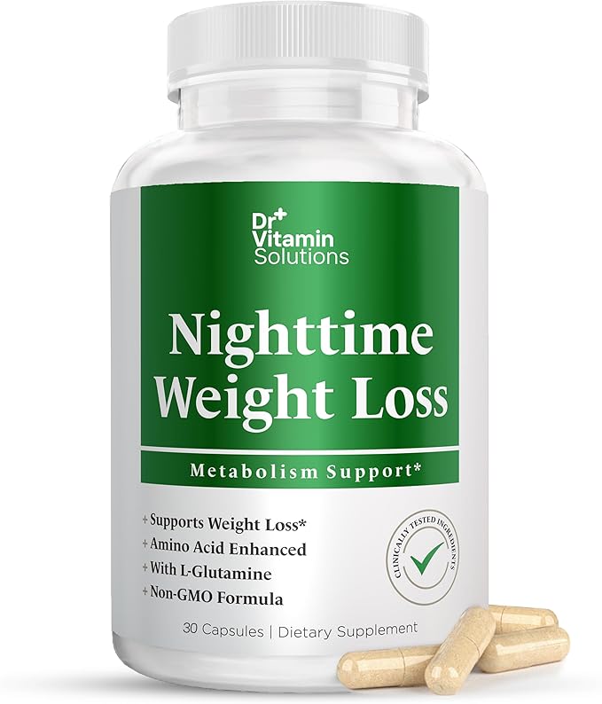 DR VITAMIN SOLUTIONS Thermogenic Fat Burner &amp Nighttime Weight Loss Pills for Women Waist Trimmer &amp Supplements for Bloating for Women &amp Men 90 Capsules