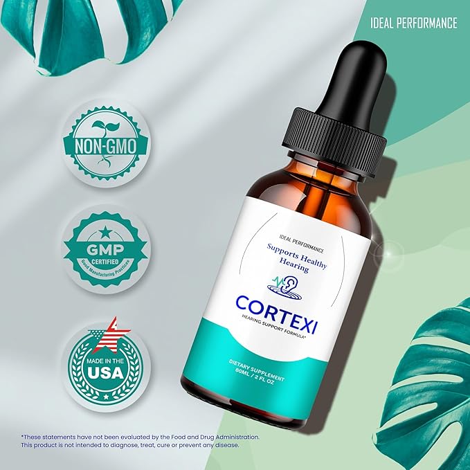 IDEAL PERFORMANCE Cortexi Tinnitus Relief for Ringing Ears Drops - Cortexi Hearing Support Supplement Liquid Drops - Maximum Strength CortexiDrops Supports Healthy Hearing Reviews (5 Pack)