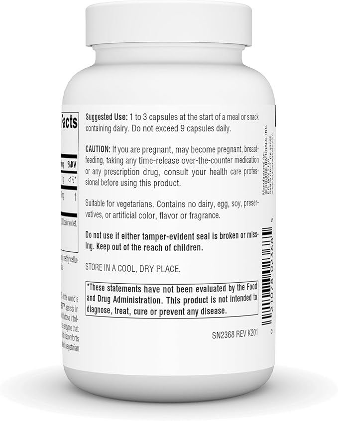 Source Naturals Lactase Digest for Lactose Intolerance* - 180 Capsules