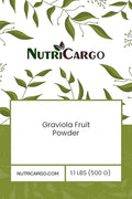 NutriCargo Graviola (Guanabana) Fruit Powder 1.1 LBS (500 G)